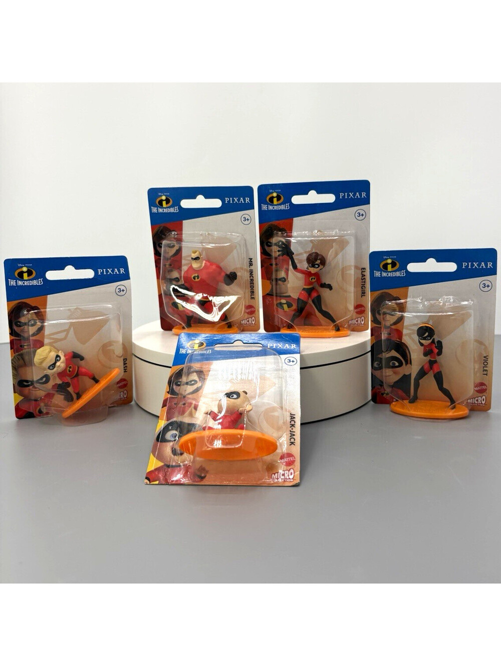 Mattel Disney Pixar The Incredibles Micro Collection 3" Figure Lot